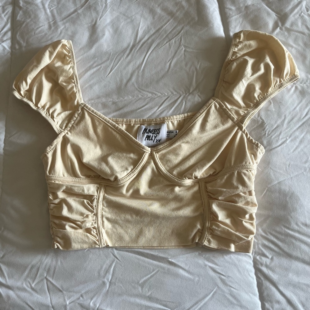 Princess Polly Karla Top Beige